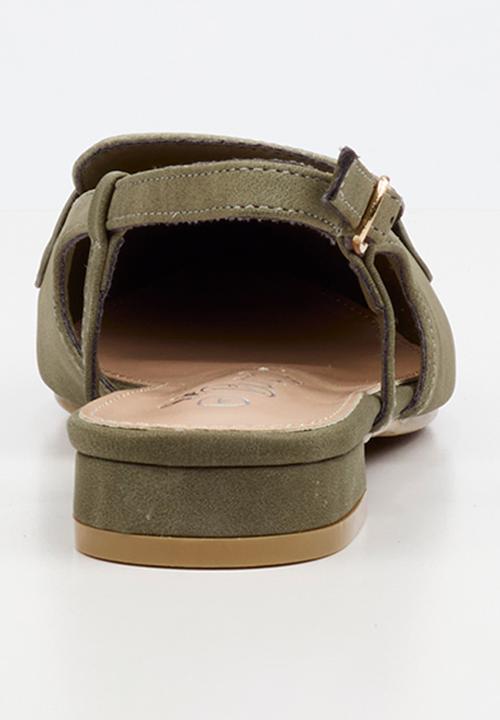 Butterfly Feet - Monte 1 slingback - olive