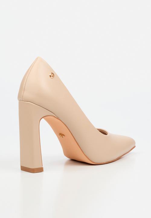 Miss Black - Nala 2 classic block heel - natural