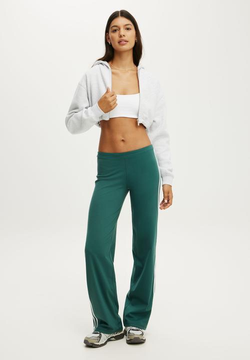Cotton On - Plush Micro Cropped Zip Through - Cloudy Grey Marle