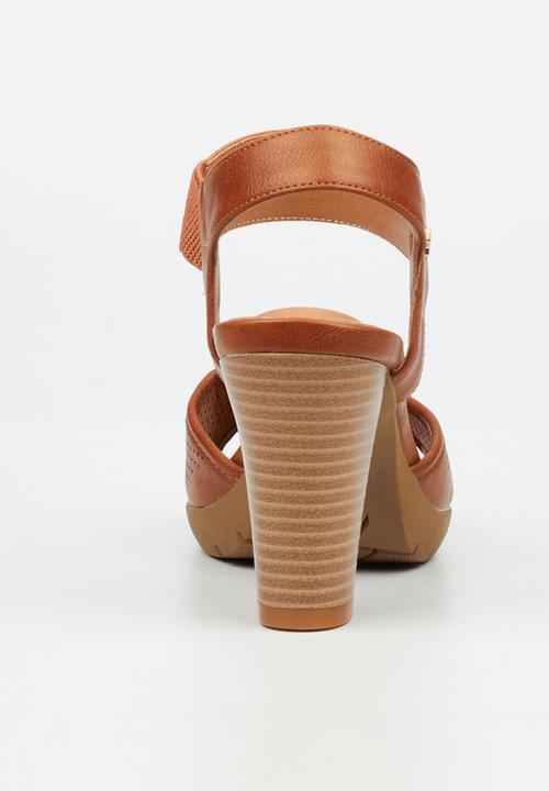 Butterfly Feet - Raina 2 ankle strap heel - tan