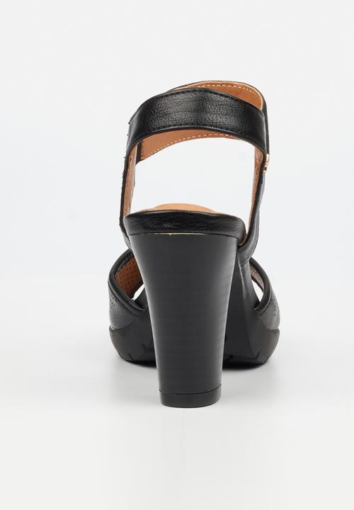 Butterfly Feet - Raina 2 ankle strap heel - black