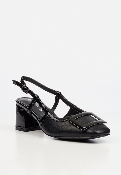 Butterfly Feet - Verity 1 slingback heel - black