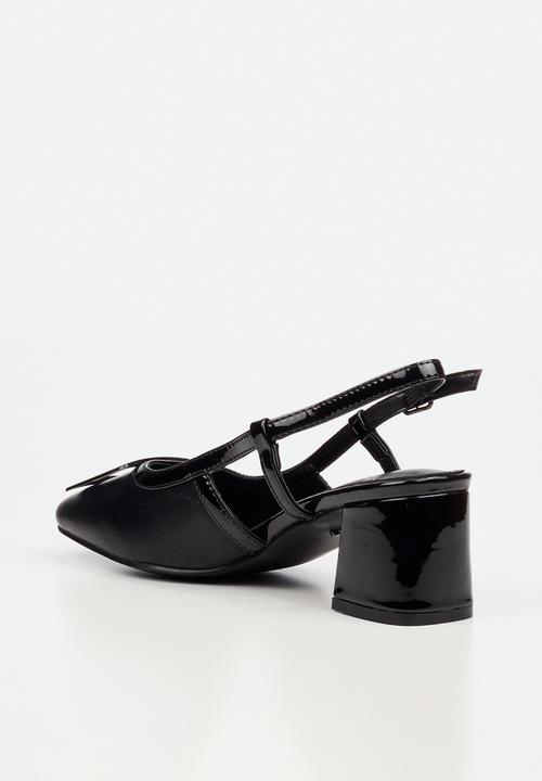 Butterfly Feet - Verity 1 slingback heel - black