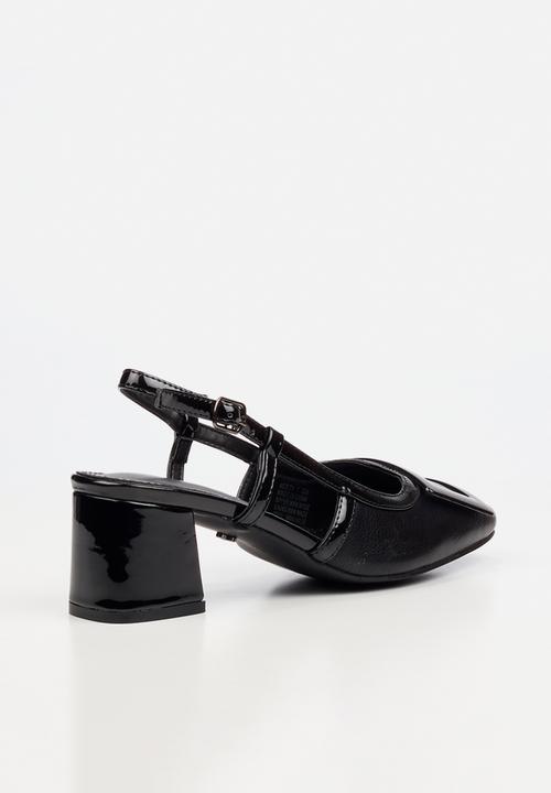Butterfly Feet - Verity 1 slingback heel - black