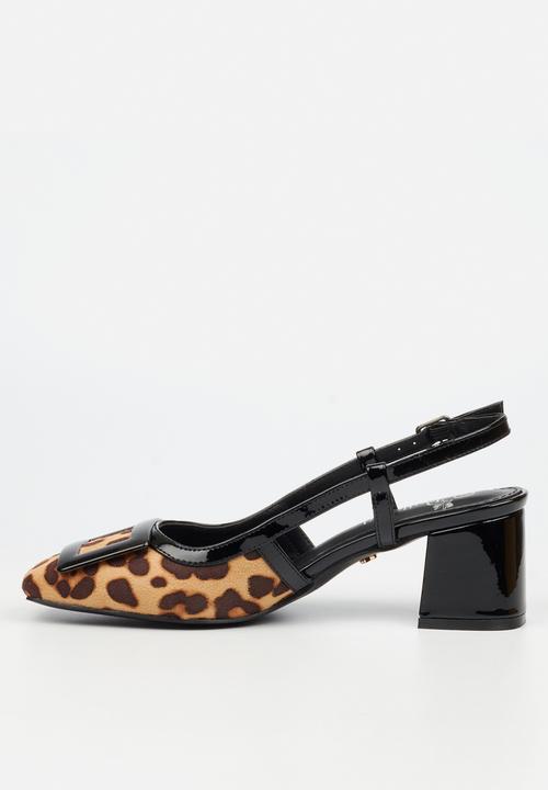 Butterfly Feet - Verity 1 slingback heel - leopard