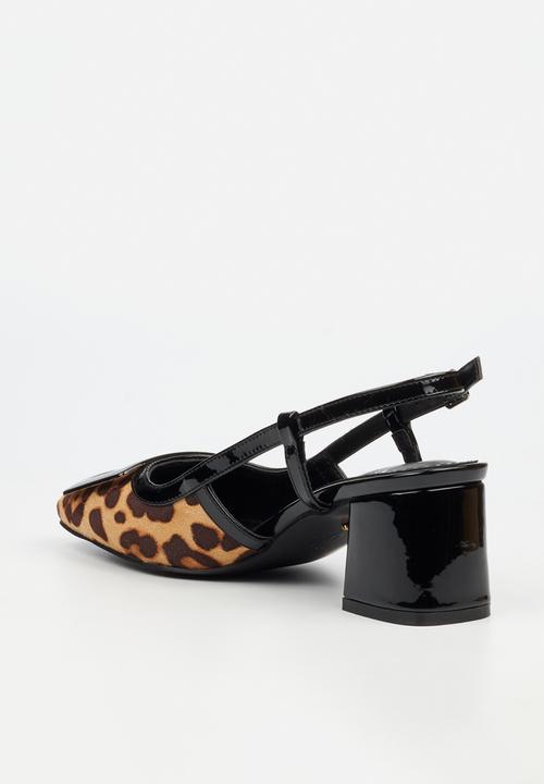 Butterfly Feet - Verity 1 slingback heel - leopard