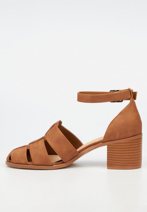 Butterfly Feet - Wexley 2 ankle strap heel - tan