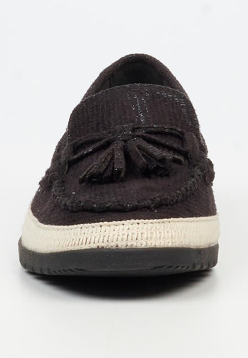 Butterfly Classics - Willa 2 boat shoe - black