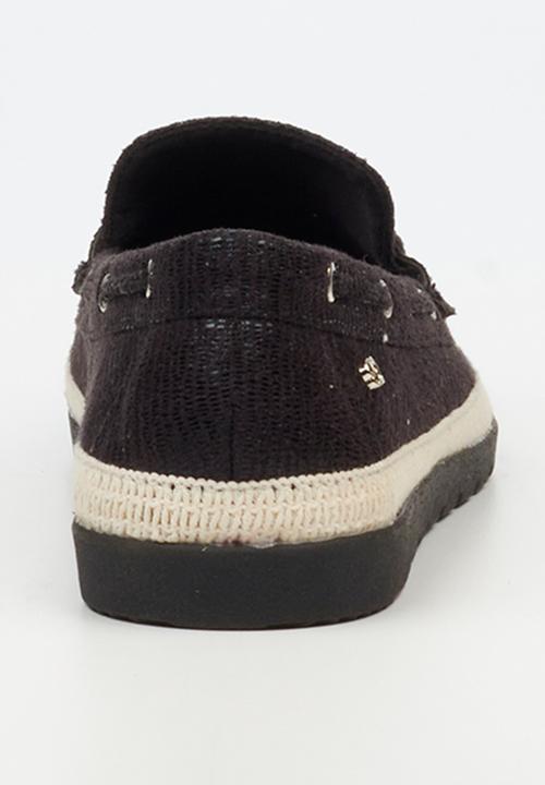 Butterfly Classics - Willa 2 boat shoe - black