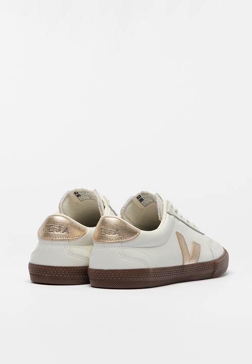 VEJA - Volley- White Platine Bark