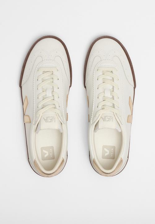 VEJA - Volley- White Platine Bark
