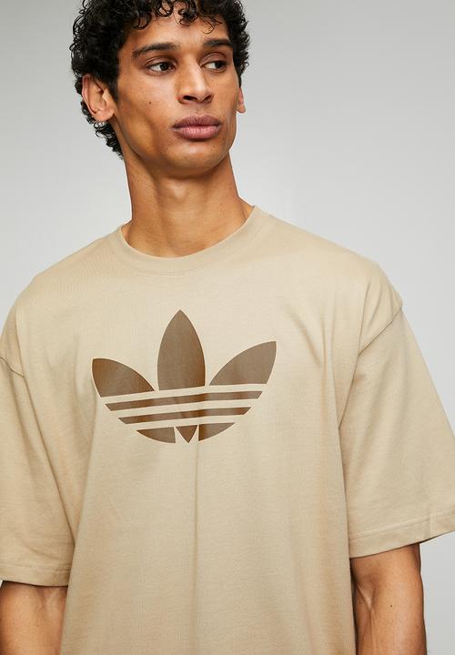 adidas Originals - Trefoil   Tee - Khaki Beige