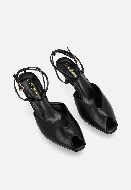 Miss Black - Nila 1 open toe ankle strap - black