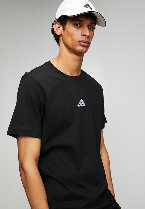 adidas Performance - Small Logo SJ Tee  - black/white