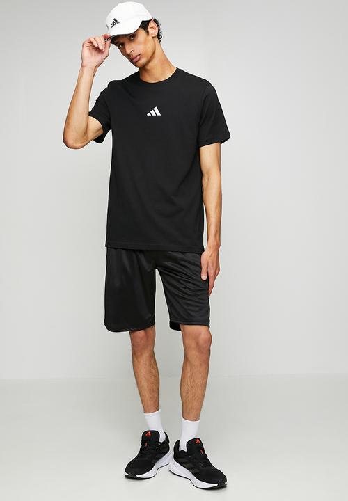 adidas Performance - Small Logo SJ Tee  - black/white