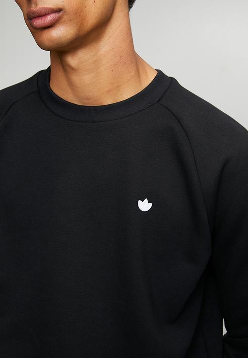 adidas Originals - ESS CREW - BLACK/WHITE