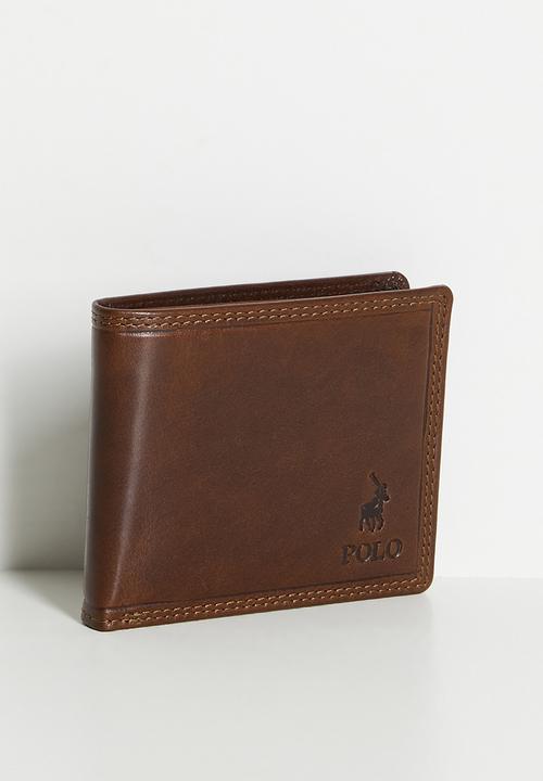 POLO - Bifold With Top Flap - Brown