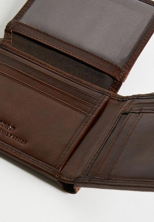 POLO - Bifold With Top Flap - Brown