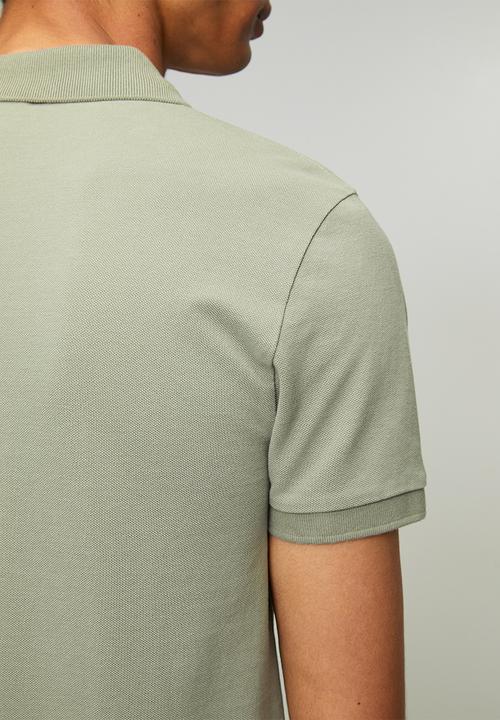 adidas Originals - ESSENTIAL POLO SF  - SILVER PEBBLE/BLACK