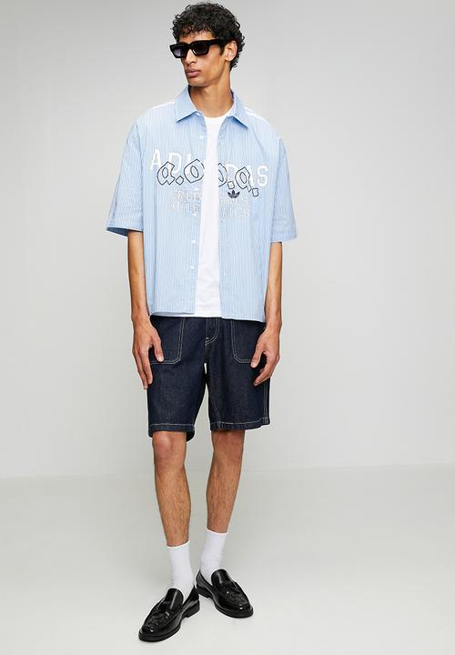 adidas Originals -  Originals AOA Button Up Shirt - Night Indigo Blue
