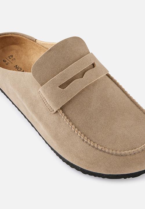 Cotton On - Closed toe buckle slide - taupe