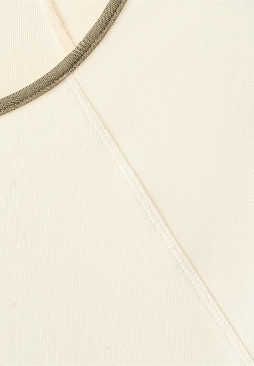 MANGO - T-shirt conti - light beige