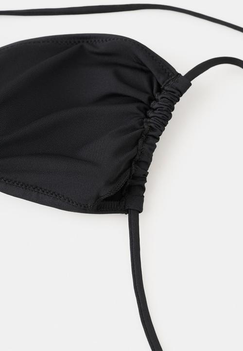 MANGO - Bikini top tortuga- black