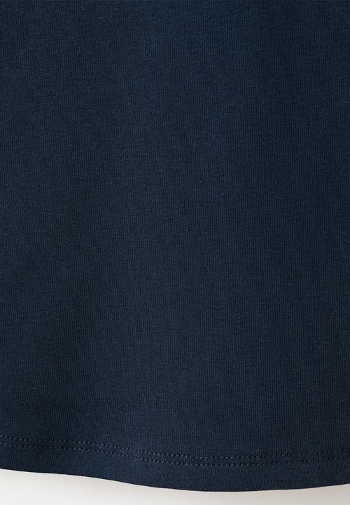 MANGO - T-shirt conti - navy