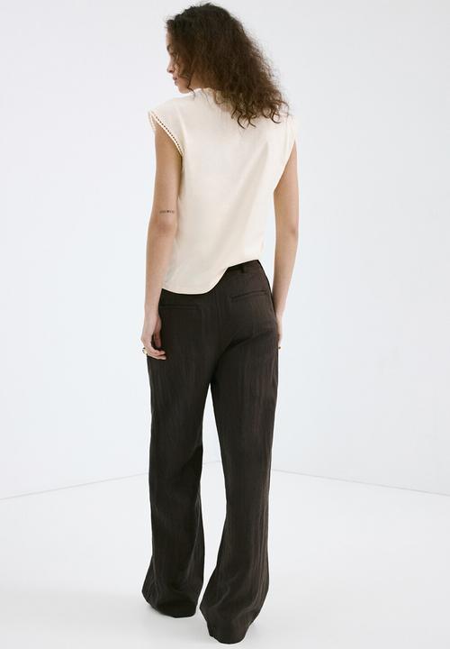 MANGO - T-shirt marea - natural white