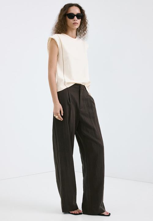 MANGO - T-shirt marea - natural white