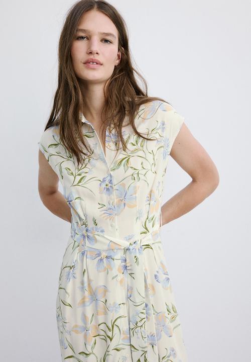 MANGO - Dress apple2 - light beige