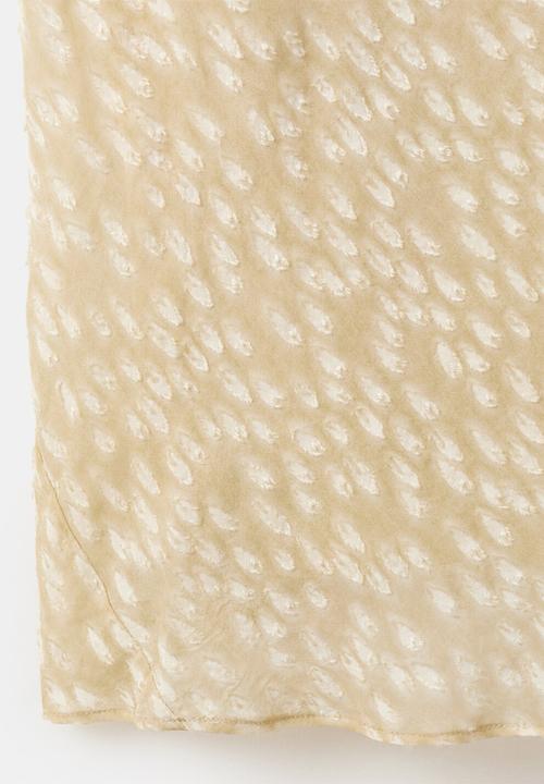 MANGO - Dress livy - light beige