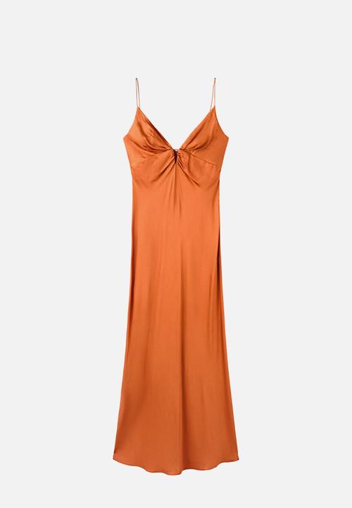 MANGO - Dress victoria - orange