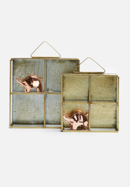 Sixth Floor - Trinket frame set of 2