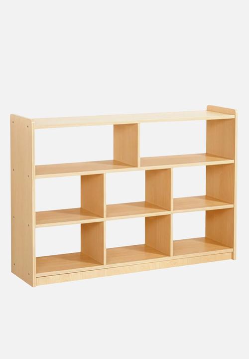 Greenbean Learning - Wooden Shelf and Toy Storage for Kids Room: Open Plywood - neutral
