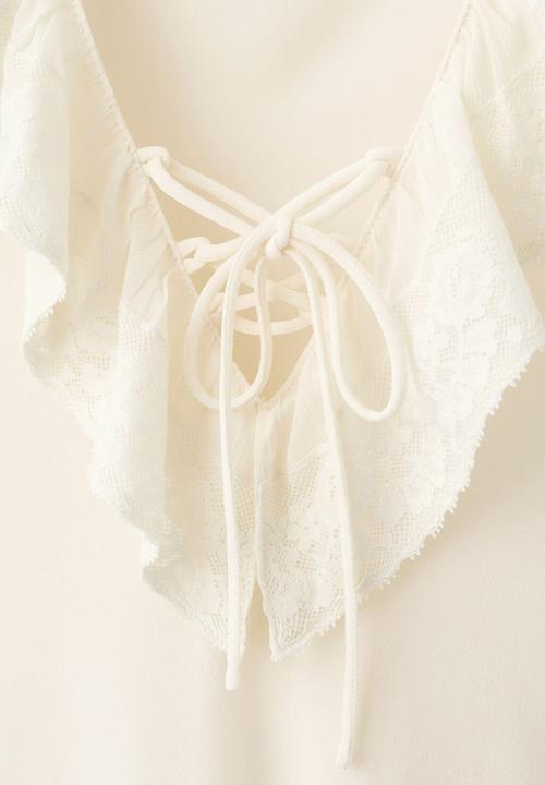 MANGO - Dress lotus - light/pastel yellow