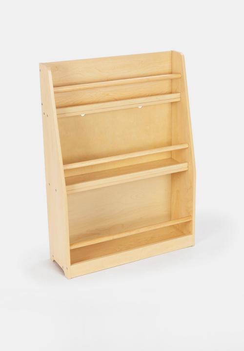 Greenbean Learning - 3-Tier Kids Harley Bookshelf with Forward-Facing Display - Neutral