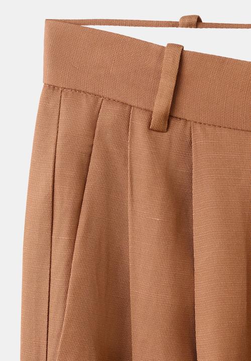 MANGO - Trousers minesota - rust/copper