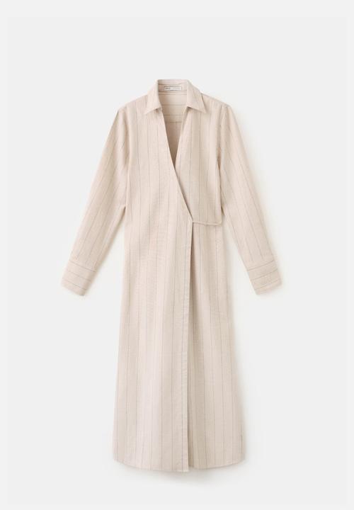 MANGO - Dress zede - brown