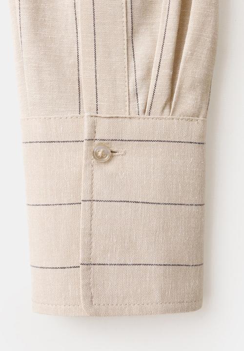 MANGO - Dress zede - brown