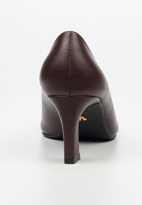 Butterfly Feet - Alesia 2 court heel - chocolate