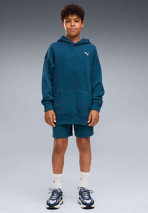 PUMA - Fade Nitro Ls Jr - Silver Mist-Persian Blue