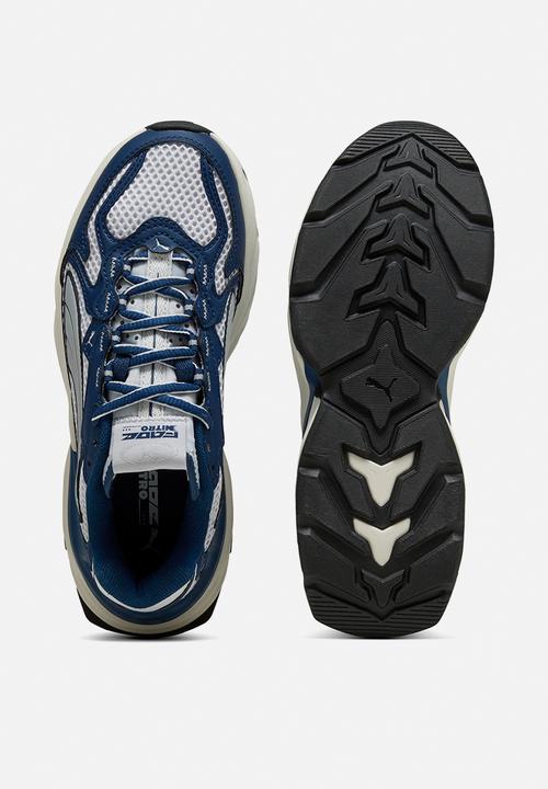 PUMA - Fade Nitro Ls Jr - Silver Mist-Persian Blue