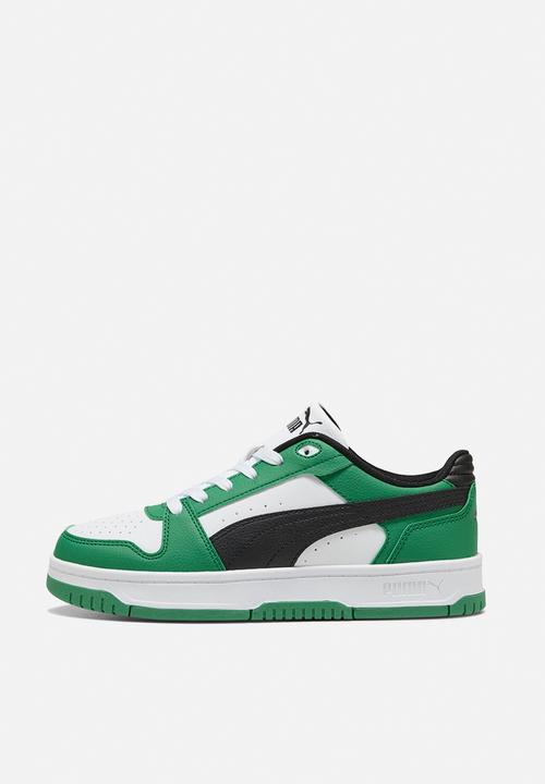 PUMA - Rebound Slam Lo Jr - Archive Green-Puma Black-Puma White