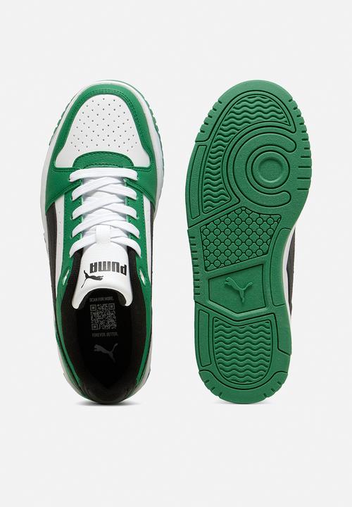 PUMA - Rebound Slam Lo Jr - Archive Green-Puma Black-Puma White