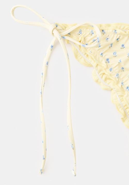 MANGO - Bikini pantie hidra - light/pastel yellow