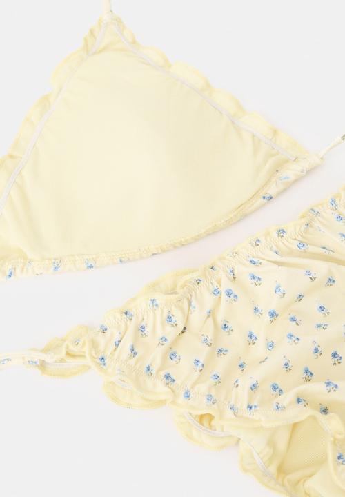 MANGO - Bikini pantie hidra - light/pastel yellow