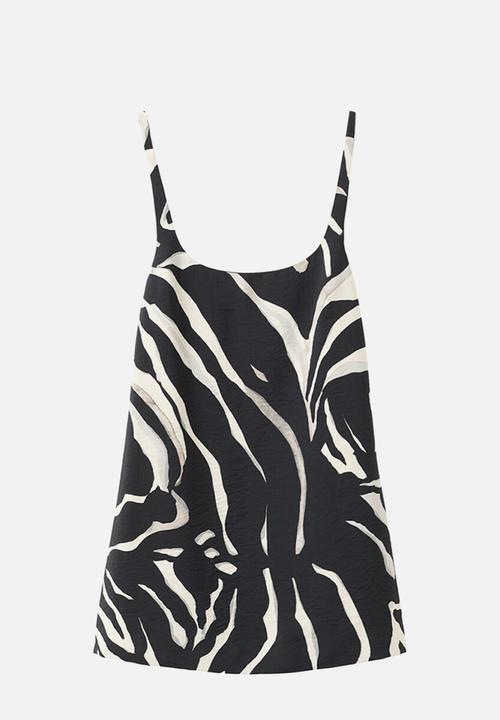 MANGO - Dress deasy - black