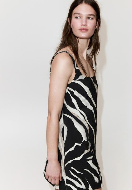 MANGO - Dress deasy - black