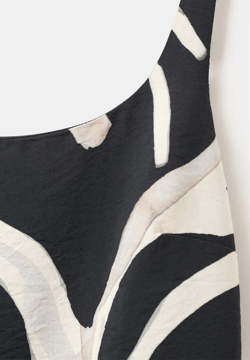 MANGO - Dress deasy - black